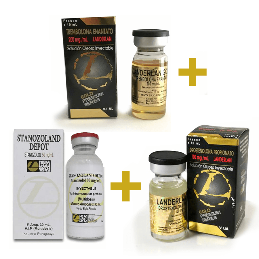 Ciclo Definição Stano + Trembo Enan + Masteron Landerlan Gold - AES LABS