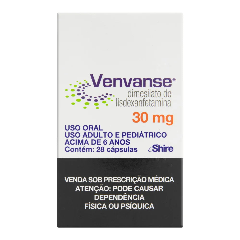 Venvanse Ético 30mg | 28caps - AES LABS