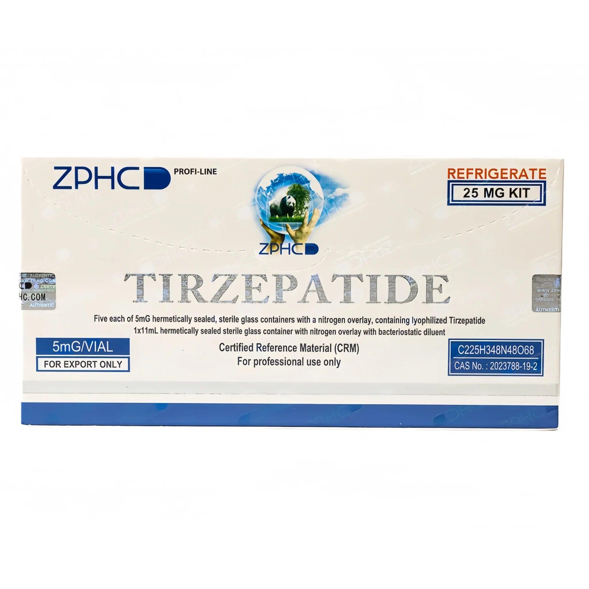 Tirzepatida 25 MG (5VIALx5MG) ZPHC - AES LABS