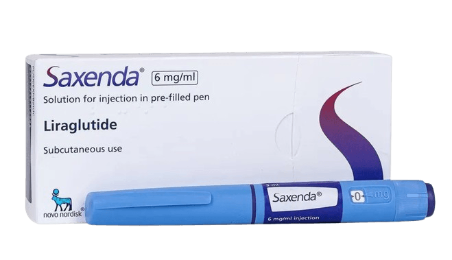 Saxenda Liraglutida 6mg/mL com 3 Canetas de 3mL (Emagrecimento) - AES LABS