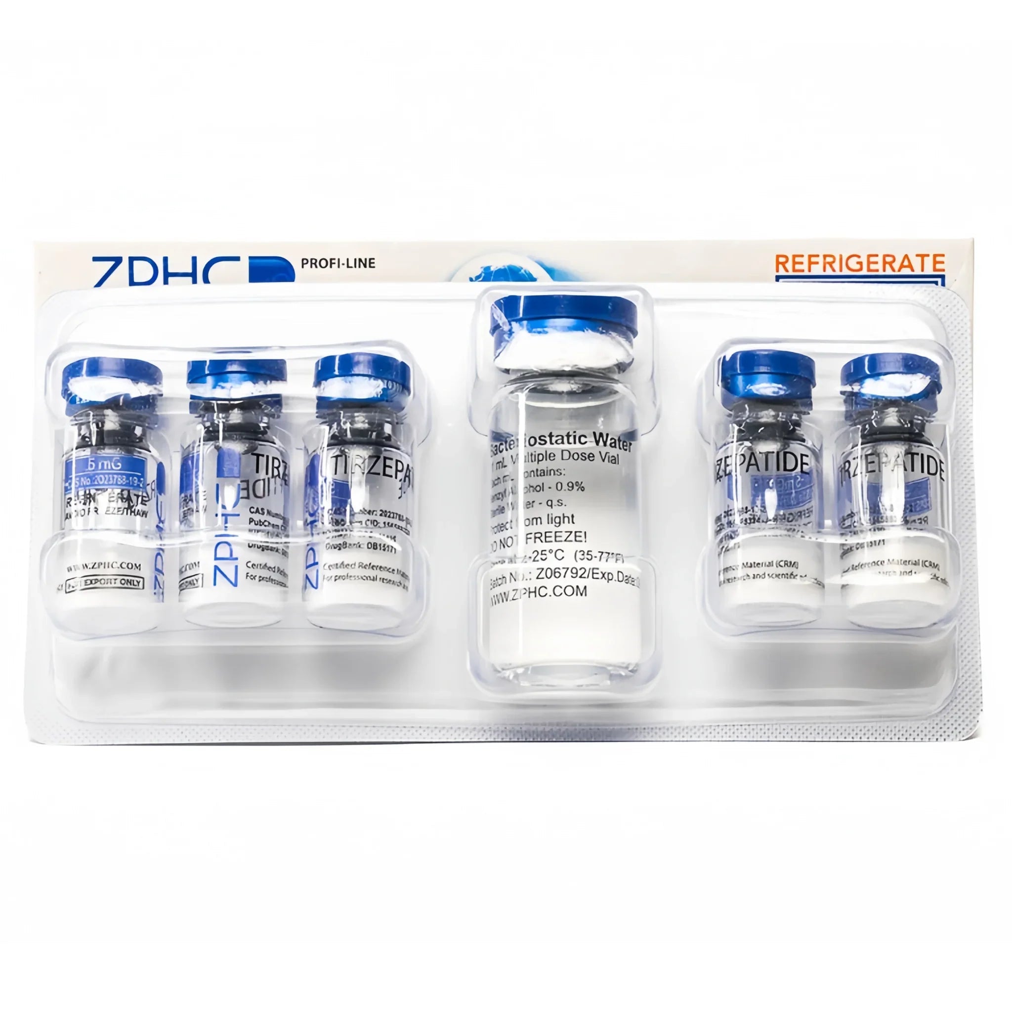 Tirzepatida 25 MG (5VIALx5MG) ZPHC - AES LABS