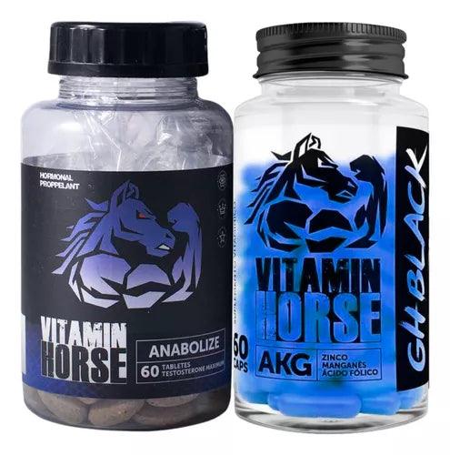 Combo Anabolize + Gh Black Ganho De Massa Muscular - AES LABS
