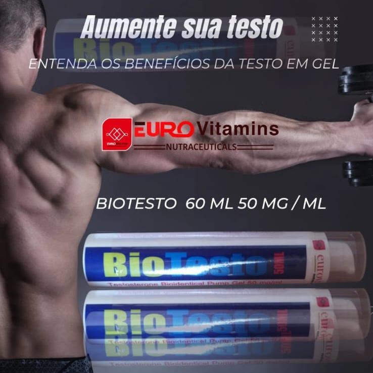 Testosterona em Gel 50mg Eurovitamins - AES LABS