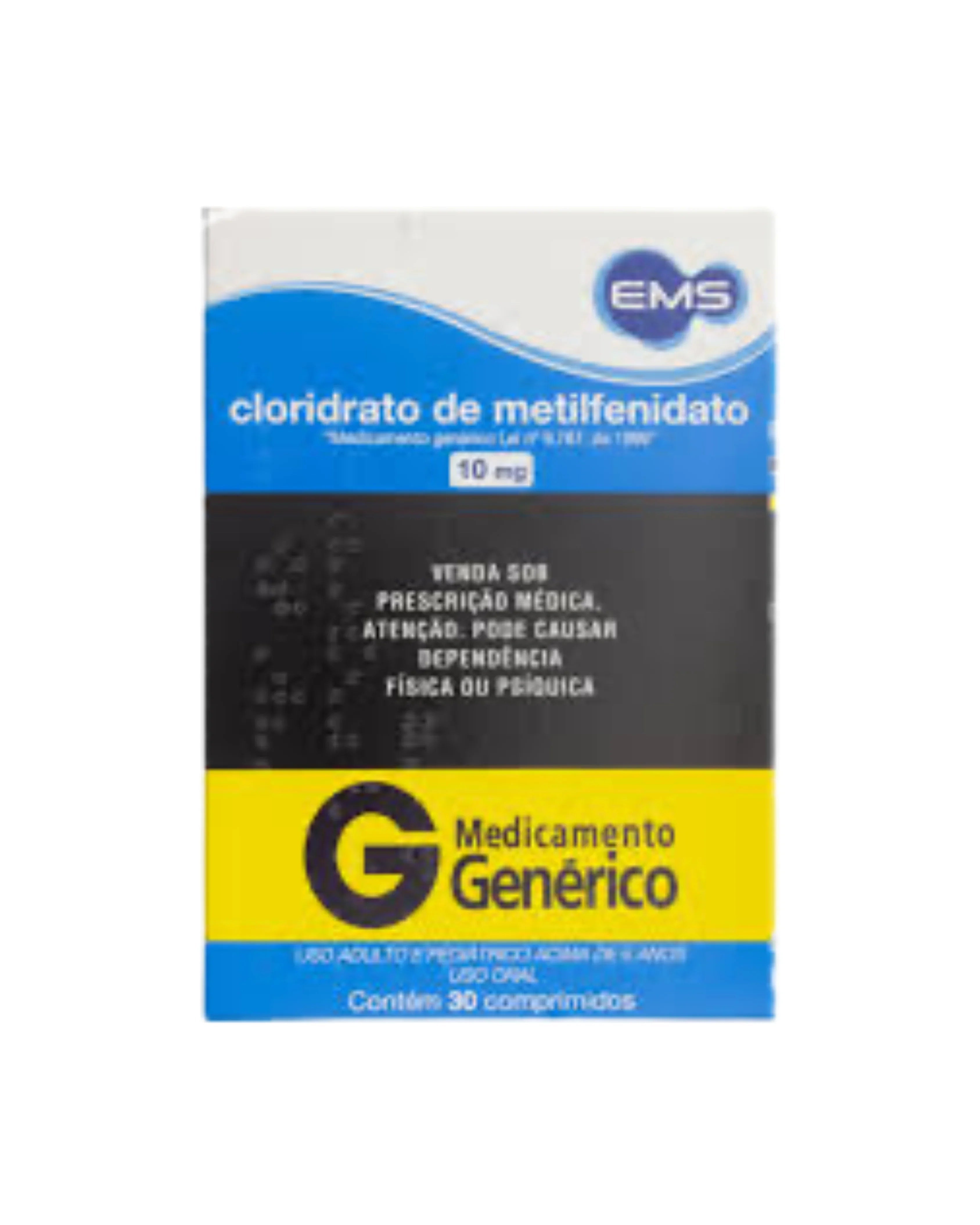 Cloridrato de metilfenidato 10mg | 30comp - AES LABS