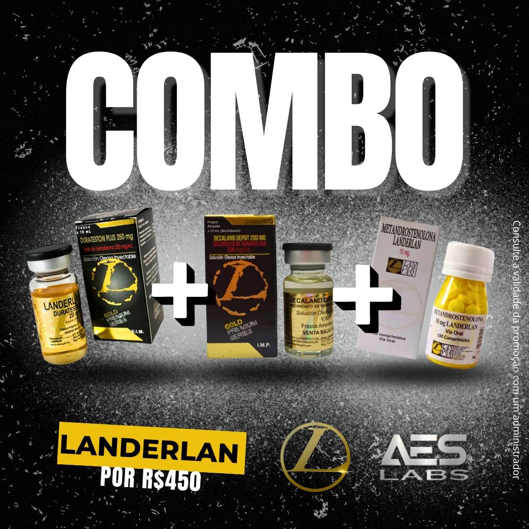 Combo Bulking Dura + Deca + Dianabol Landerlan - AES LABS