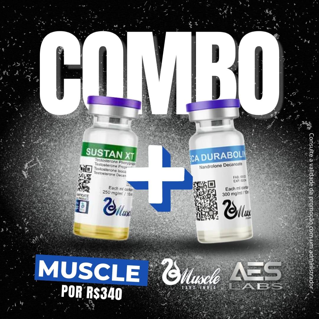 Combo Bulking Dura + Deca Muscle Labs Índia - AES LABS