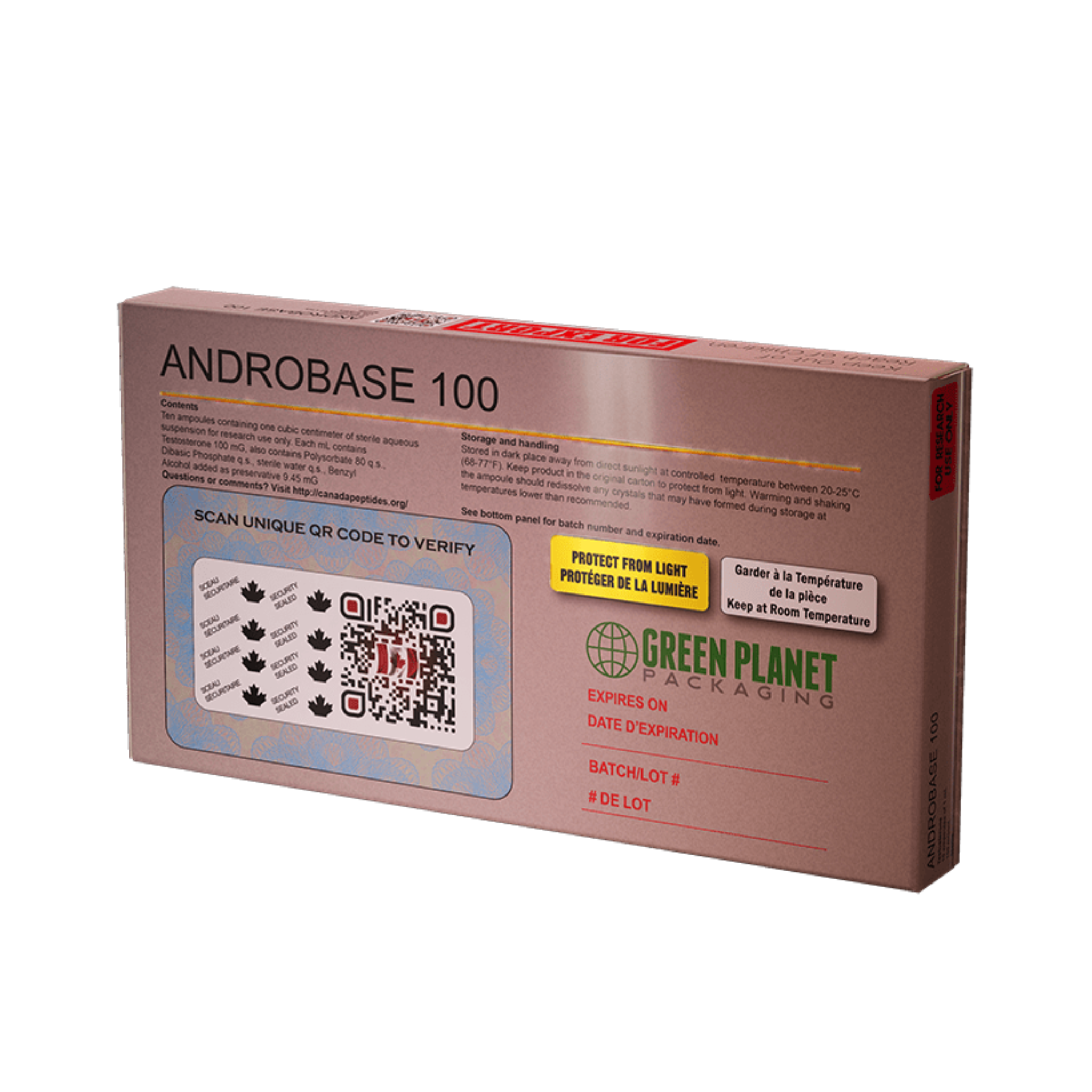 Enantato 100mg 10x 1ml Canadá Bio Labs - AES LABS