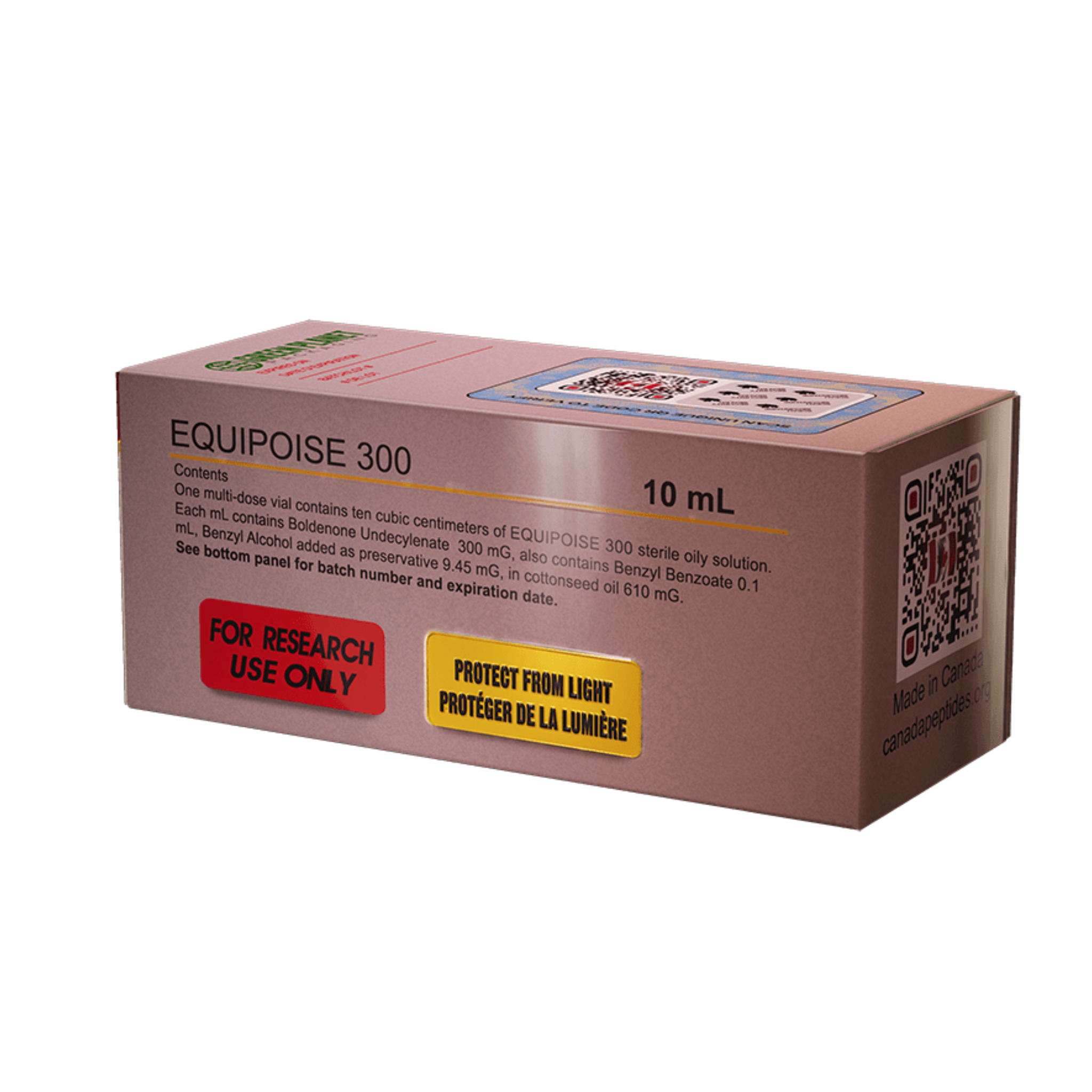 Boldenona 300mg 10x 1ml Canadá Bio Labs - AES LABS