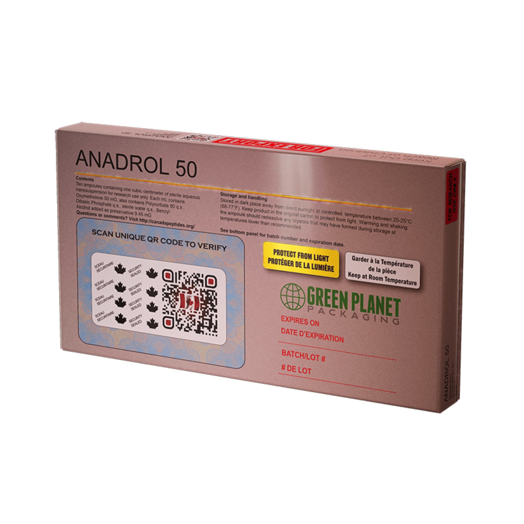 Hemogenin 50mg 10x 1ml Canadá Bio Labs - AES LABS