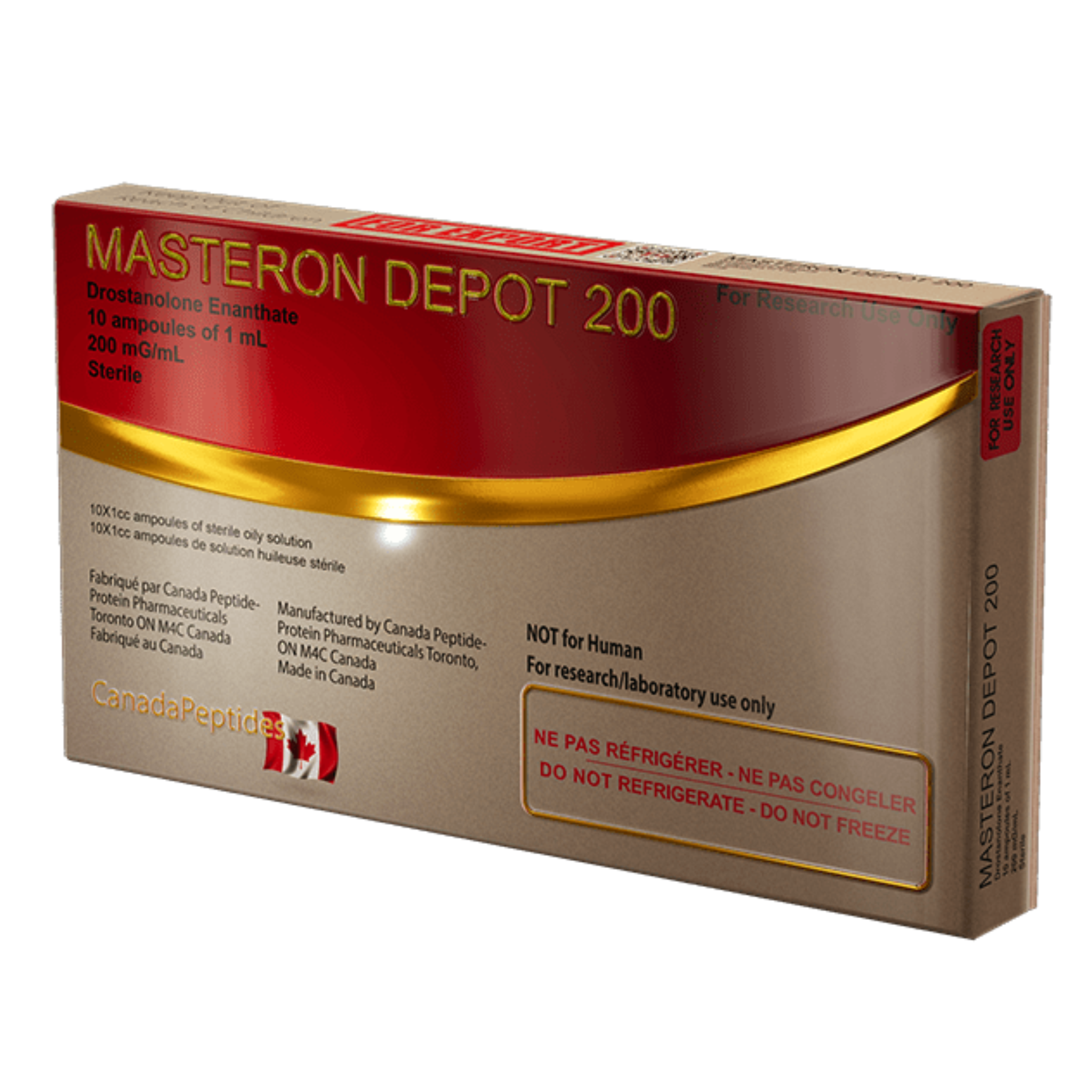 Masteron 200mg 10x 1ml Canadá Bio Labs - AES LABS