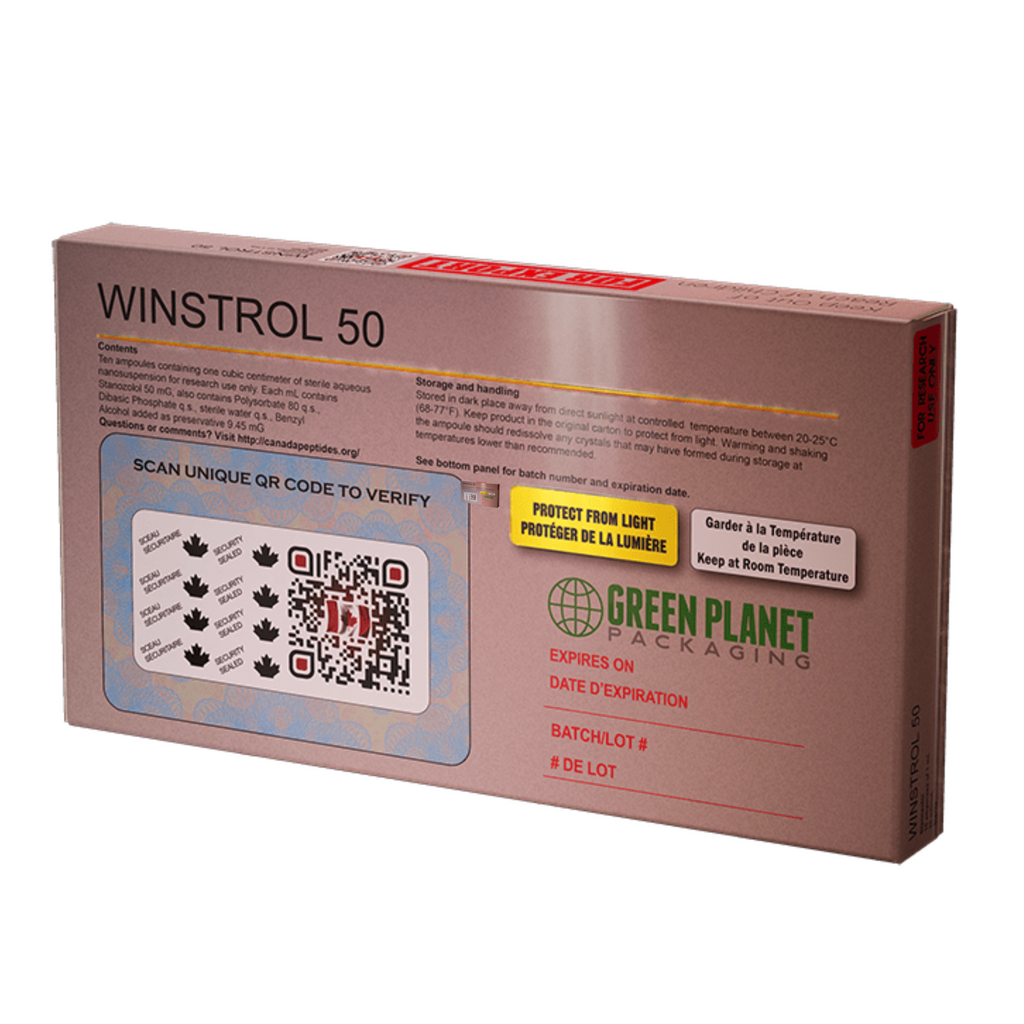 Stanozolol 50mg 10x 1ml Canadá Bio Labs - AES LABS