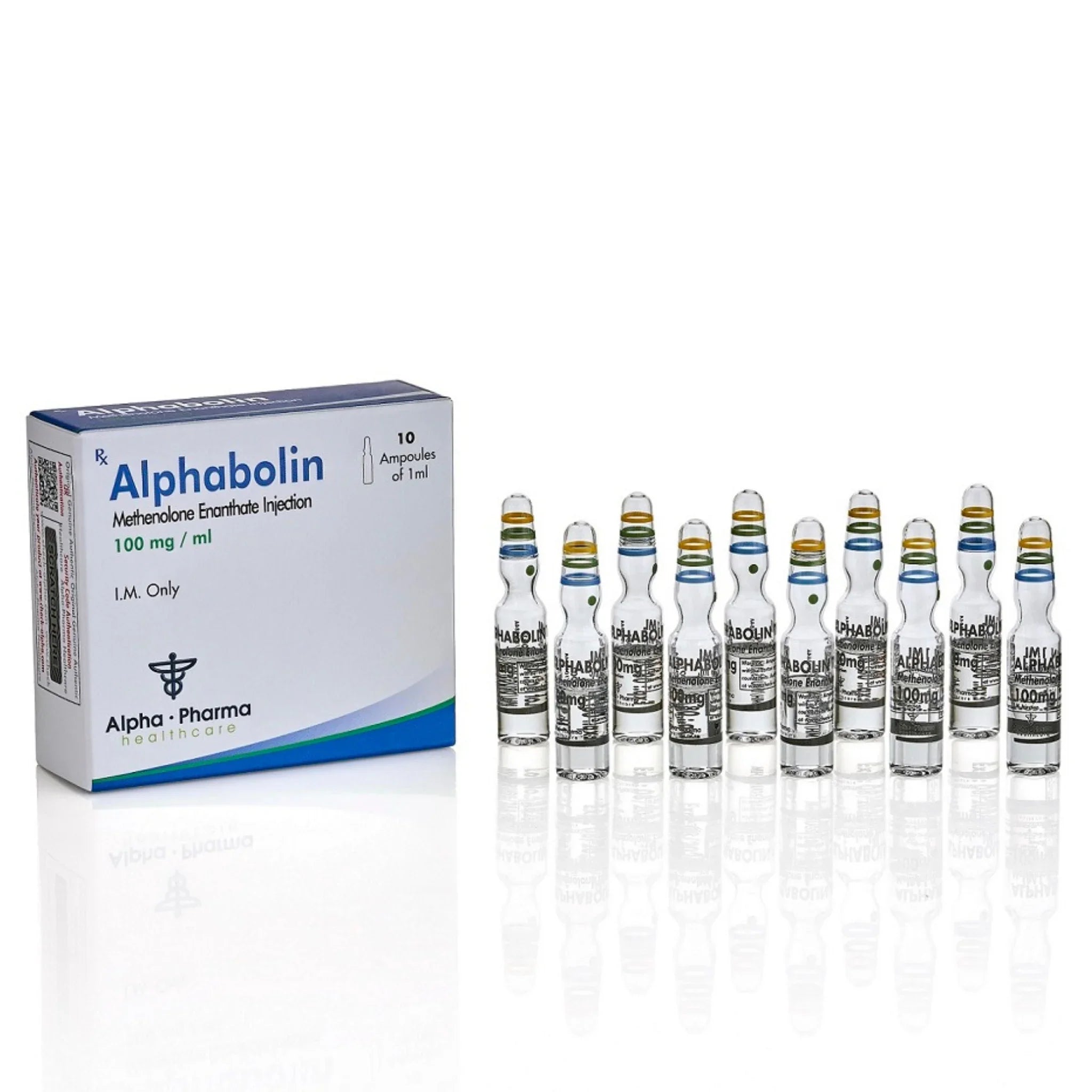 Primobolan 10ml 100mg Alpha Pharma - AES LABS