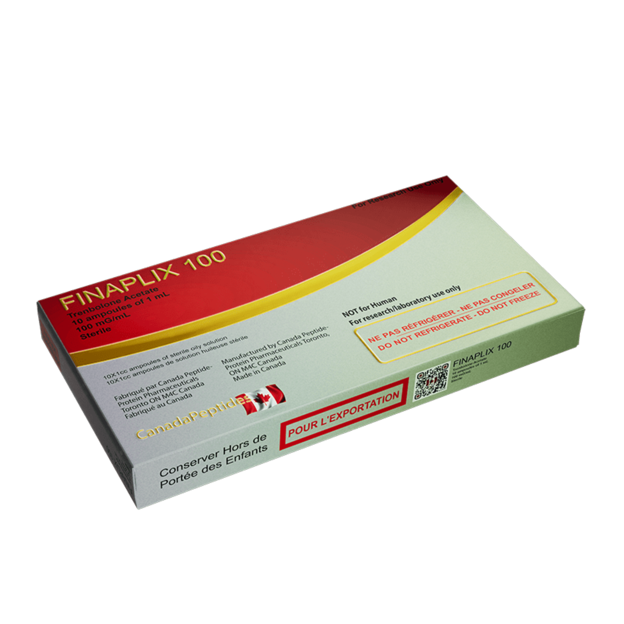 Trembolona Acetato 100mg 10x 1ml Canadá Bio Labs - AES LABS