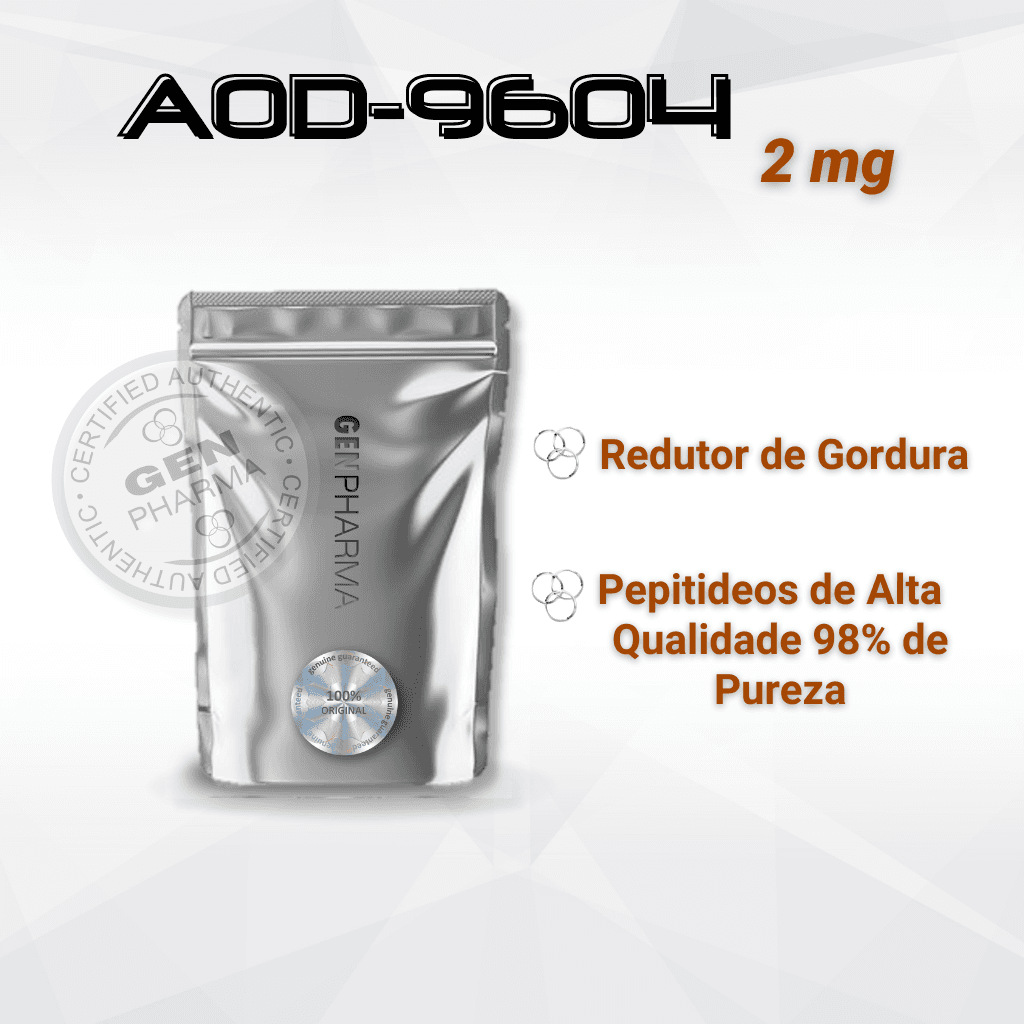 AOD-9604 5mg + Diluente - Redutor de Gordura Genpharma - AES LABS