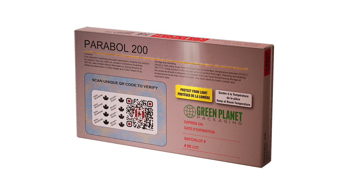 Trembolona Enantato 200 mg 10x 1ml Canadá Bio Labs - AES LABS