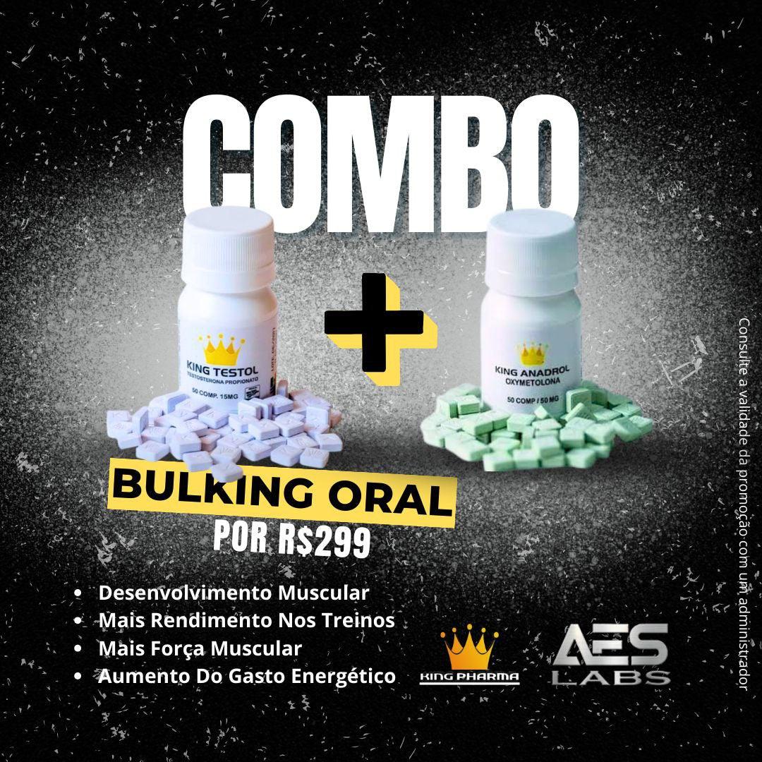 Combo King Pharma Proprianato Testo Oral + Dianabol Oral - AES LABS