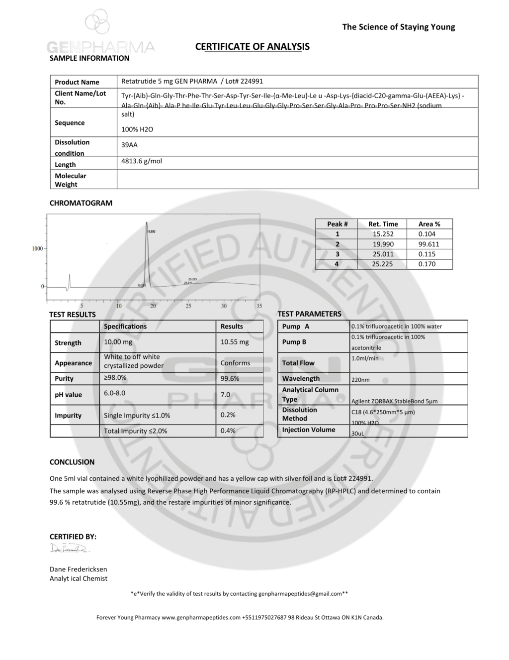 PNC-27 (Peptideo para necrosar celulas) Genpharma - AES LABS