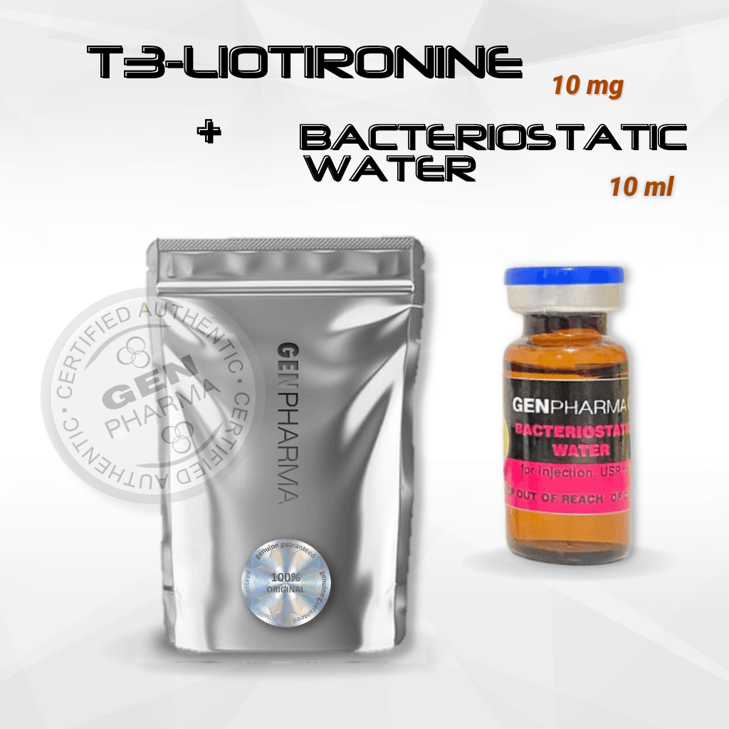 T3-LIOTIRONINE 10mg + Diluente Perda de Gordura Genpharma - AES LABS