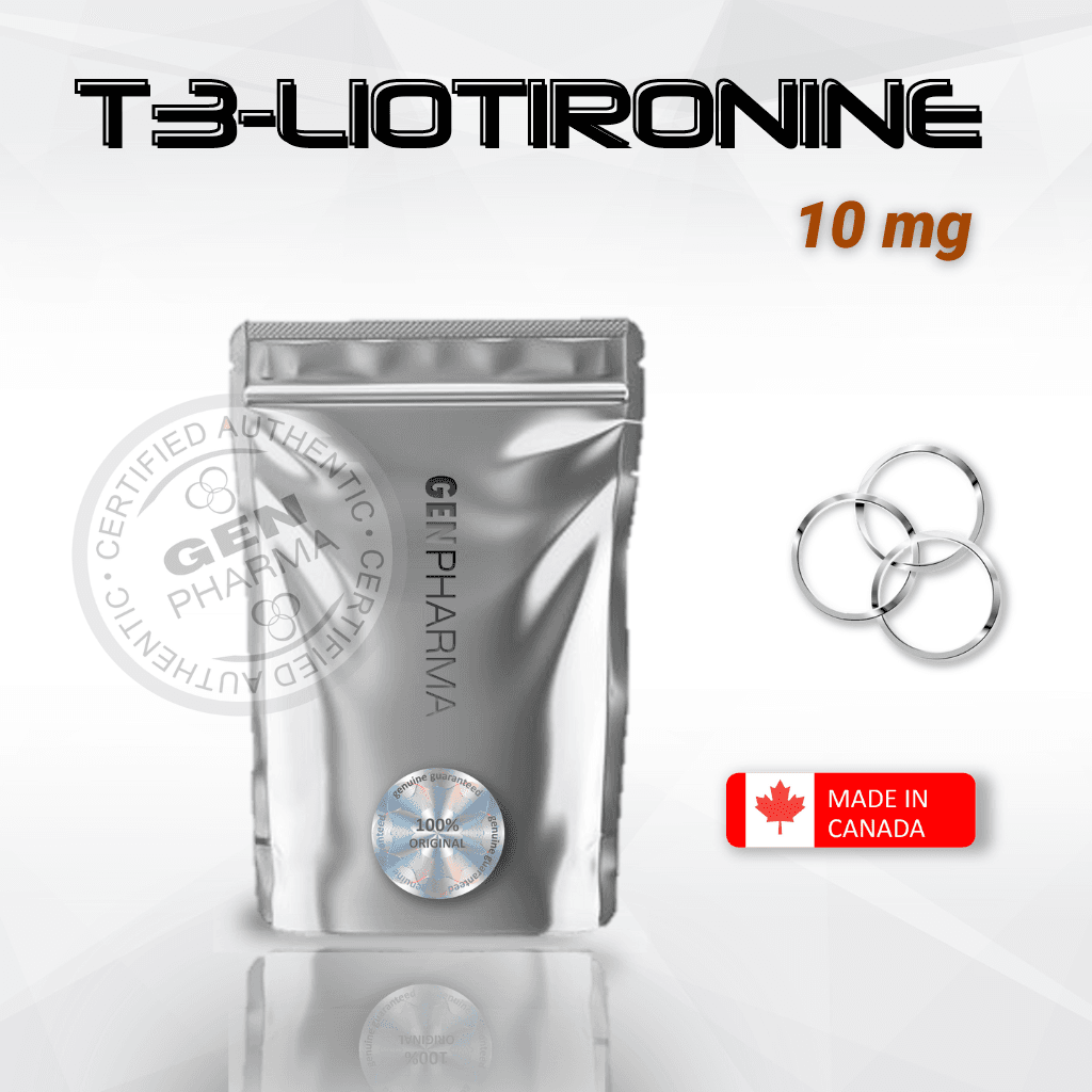 T3-LIOTIRONINE 10mg + Diluente Perda de Gordura Genpharma - AES LABS