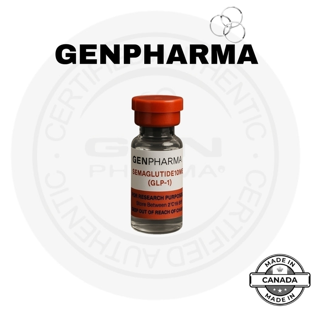 SEMAGLUTIDE (GLP-1) Peptídeo 10mg + Diluente Diabetes e Emagrecimento Genpharma - AES LABS